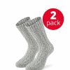 Socken Lenz Damen | Rustic "Schladming" Hellgrau