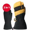 Beheizbare Produkte Lenz Handschuhe | Heat Glove 8.0 Finger Cap Lobster Unisex Schwarz/Gelb