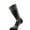 Socken Lenz Wintersport | X Country 2.0 Anthrazit/Lime