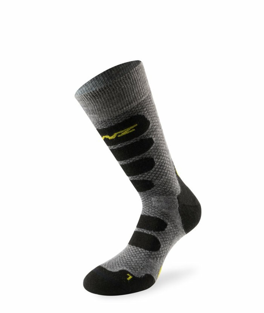 Socken Lenz Wintersport | X Country 2.0 Anthrazit/Lime