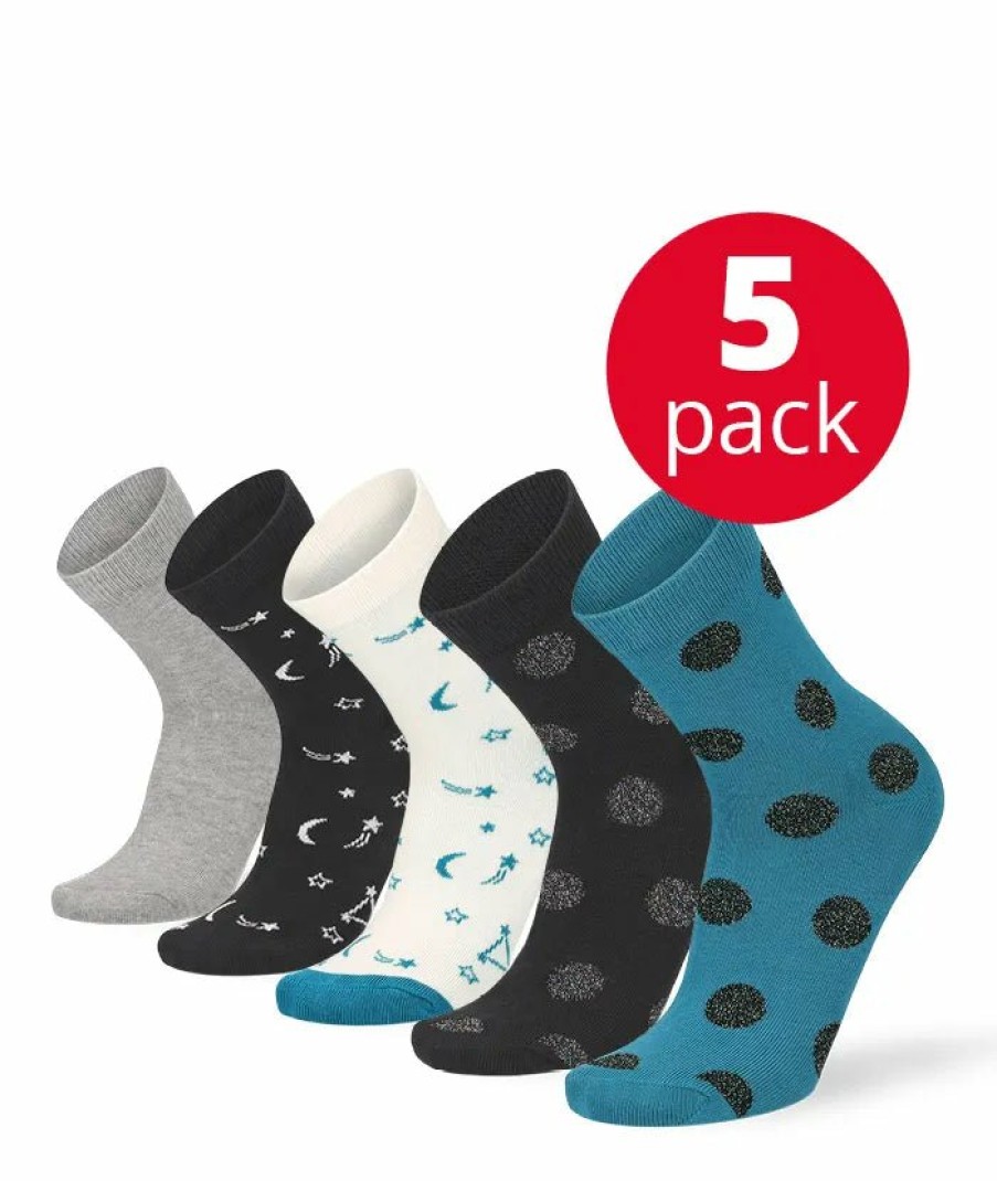 Socken Lenz Alltagssocken | Girls 5 Pack Mehrfarbig