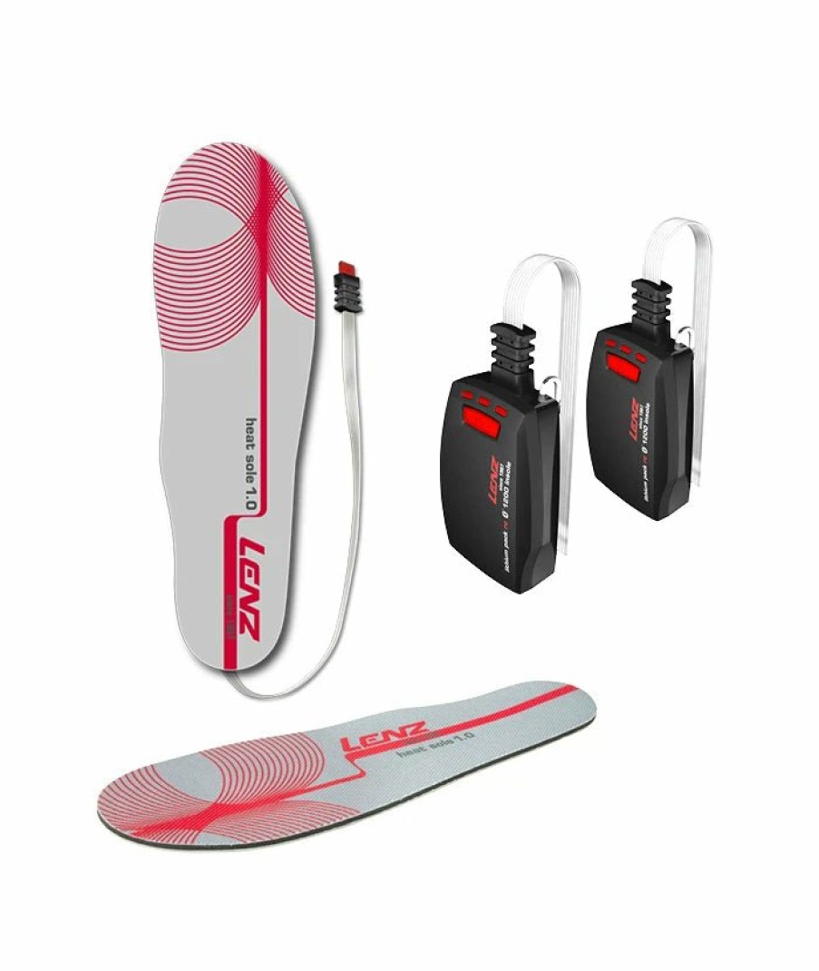 Beheizbare Produkte Lenz Sohlen | Set Of Heat Sole 1.0 + Lithium Pack Insole Rcb 1200 Grau