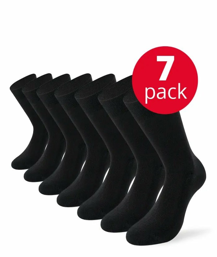 Socken Lenz Damen | Duos 1-7 Schwarz