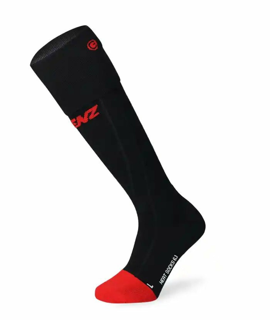 Beheizbare Produkte Lenz Socken | Heat Sock 6.1 Toe Cap Compression Schwarz