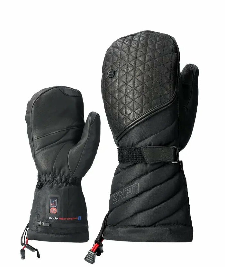 Beheizbare Produkte Lenz Handschuhe | Heat Glove 6.0 Finger Cap Mittens Women Schwarz