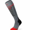 Beheizbare Produkte Lenz Socken | Heat Sock 5.1 Toe Cap Slim Fit Grau/Rot