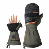 Beheizbare Produkte Lenz Handschuhe | Heat Glove 1.0 Finger Cap Hunting Mittens Unisex Grun/Orange