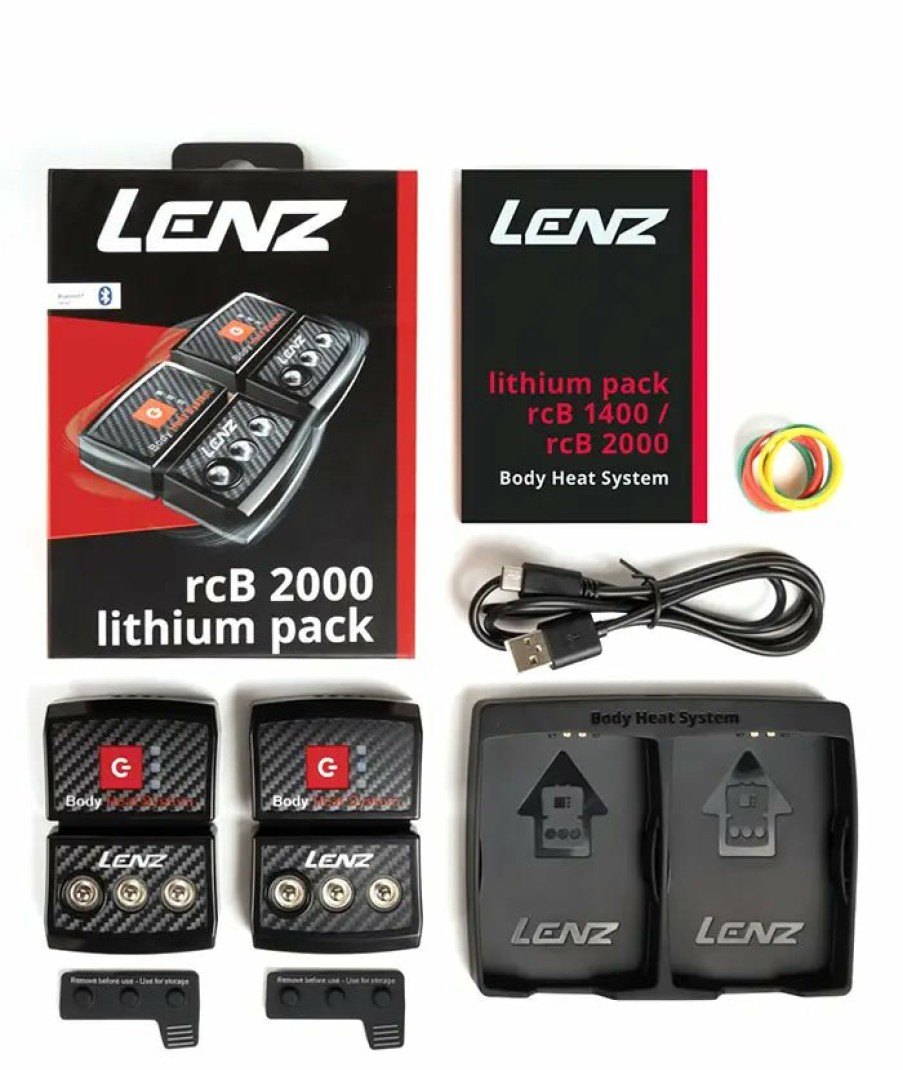 Beheizbare Produkte Lenz Body Heat System | Lithium Pack Rcb 2000 (Usb) Schwarz