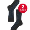 Socken Lenz Think About Casual | Think About Men Black Blue Dots