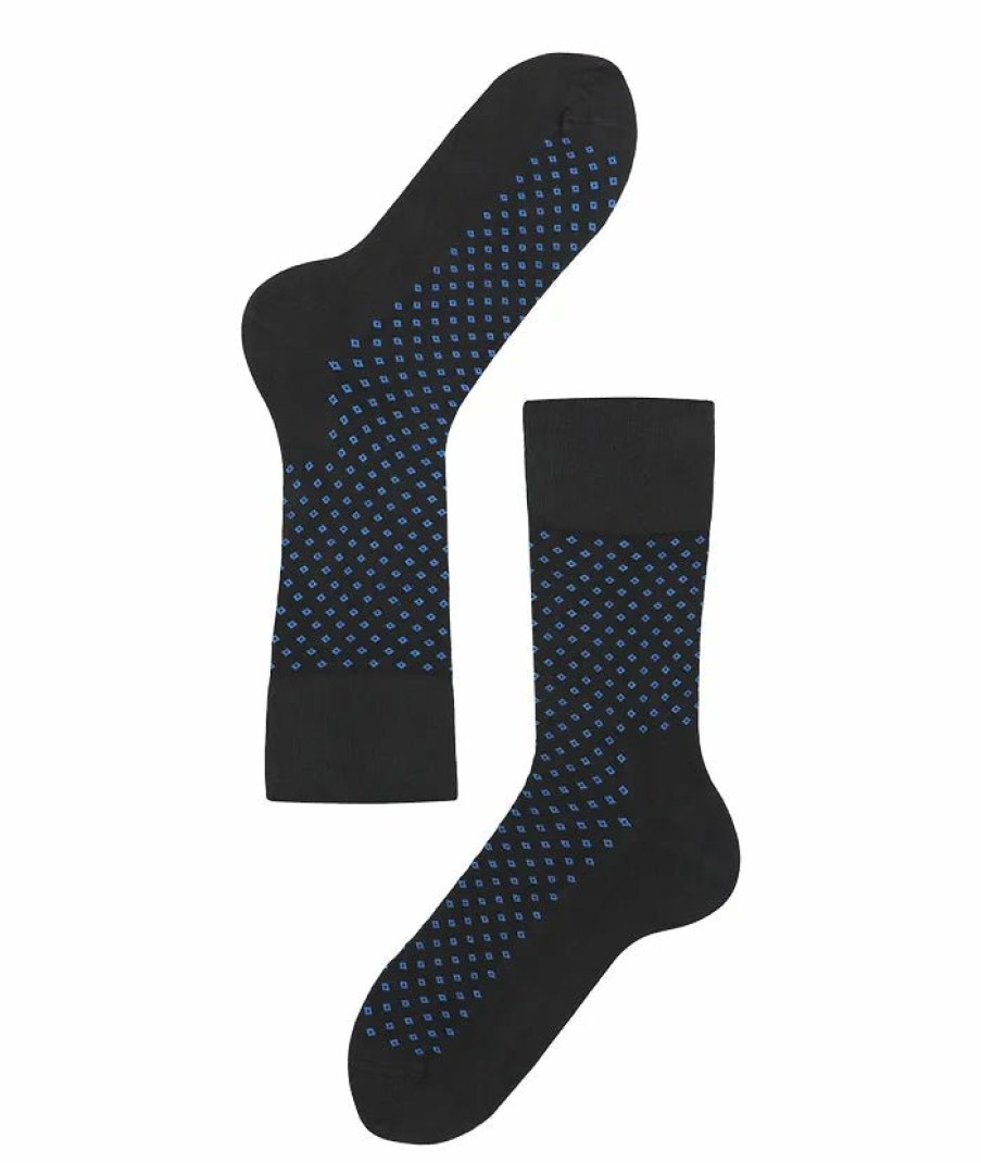 Socken Lenz Think About Casual | Think About Men Black Blue Dots